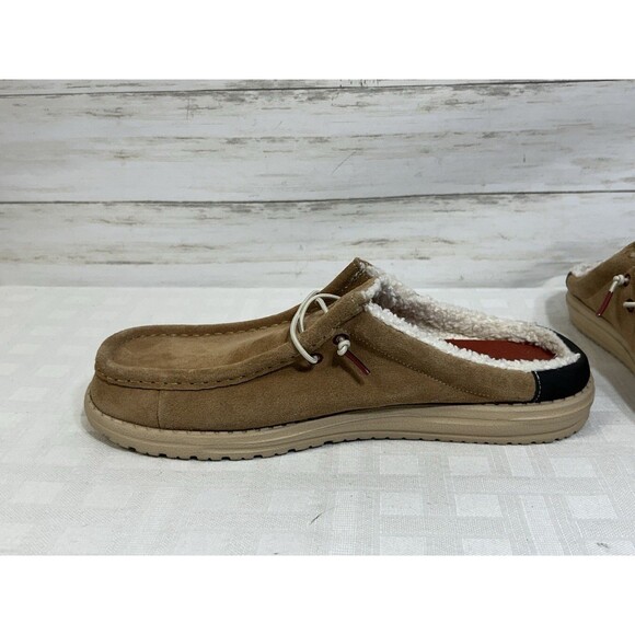 NEAR NU! Hey Dude Wally Warmth Men\'s Size 13 Slip-On Shoes 41869-205 Brown Shoes main image 14